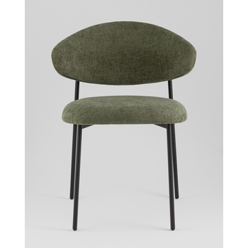 Стул Evan шенилл зеленый