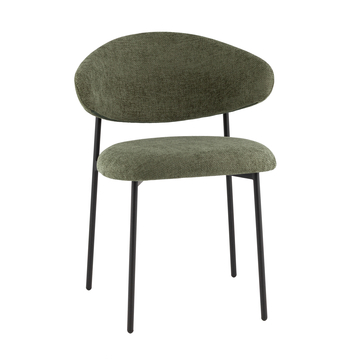 Стул Evan шенилл зеленый