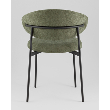 Стул Evan шенилл зеленый