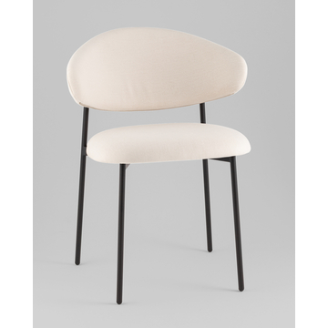 Стул Evan велюр молочный