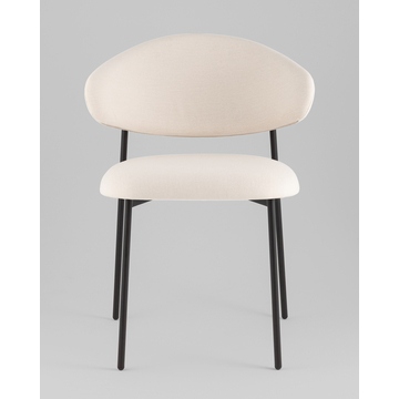 Стул Evan велюр молочный