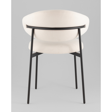 Стул Evan велюр молочный