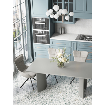 Стол обеденный Celestia 180*90*75 см серый