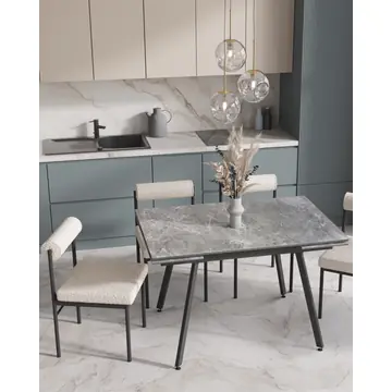 Стул обеденный Балла букле молочный