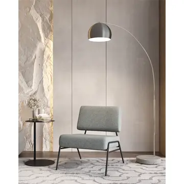 Кресло Теллинг шенилл серо-синий