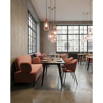 Диван Кэнди велюр пыльно-розовый