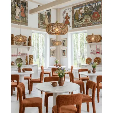 Стол круглый Терралино D90 верх керамика белый матовый, основание металл белый