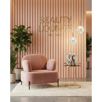 Журнальный столик Гестия 41*60 см золото