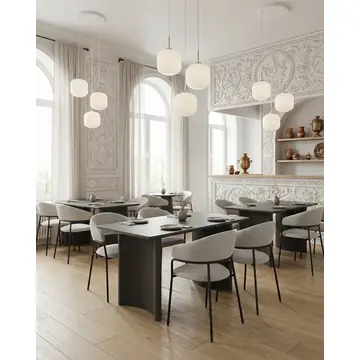 Стул обеденный Leya светло-серый 2 шт.