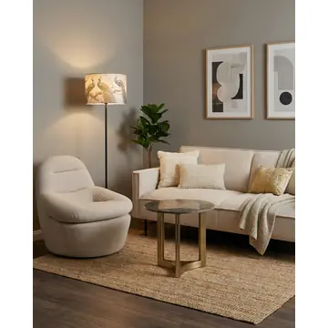 Журнальный столик Кассия 60*60 см темная керамика