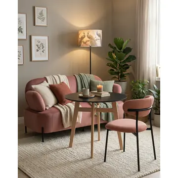 Стол обеденный Target Circle 90*90 черный