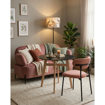 Стол обеденный Target Circle 90*90 черный