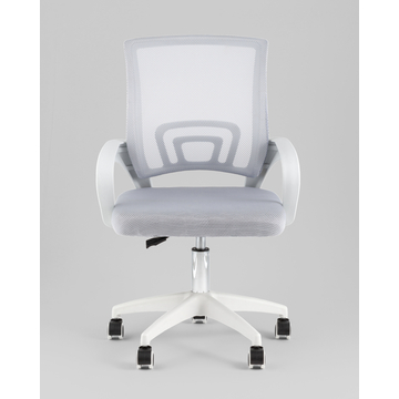 Кресло офисное TopChairs Simple SN серый пластик белый