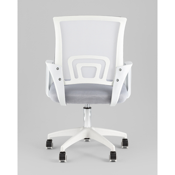 Кресло офисное TopChairs Simple SN серый пластик белый