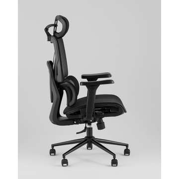 Кресло офисное TopChairs Structo черная сетка