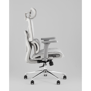 Кресло офисное TopChairs Structo серая сетка