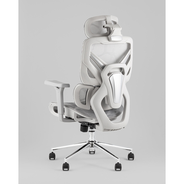 Кресло офисное TopChairs Structo серая сетка