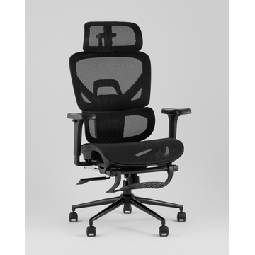 Кресло офисное TopChairs Vertus черная сетка