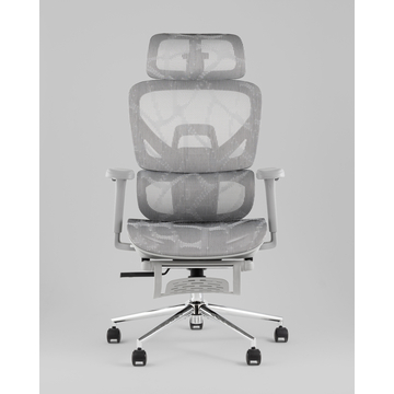 Кресло офисное TopChairs Vertus серая сетка