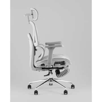 Кресло офисное TopChairs Vertus серая сетка