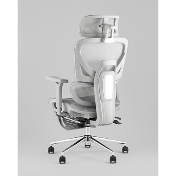 Кресло офисное TopChairs Vertus серая сетка