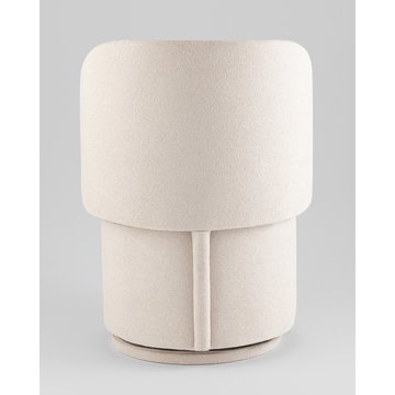 Пуф-трансформер Таунсвилл вращающийся с ящиком букле молочный