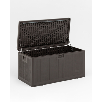 Стол-сундук пластик коричневый 101*51 см 189л