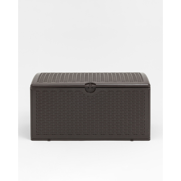 Стол-сундук пластик коричневый 110*56 см 276л