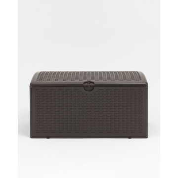 Стол-сундук пластик коричневый 110*56 см 276л