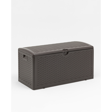 Стол-сундук пластик коричневый 110*56 см 276л