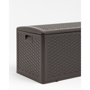 Стол-сундук пластик коричневый 110*56 см 276л