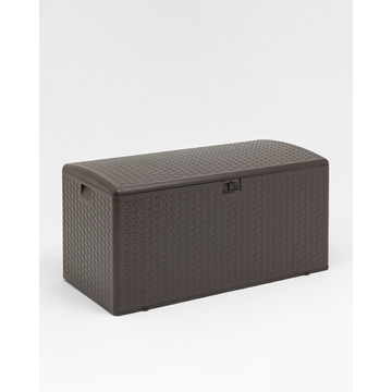 Стол-сундук пластик коричневый 122*60 см 375л