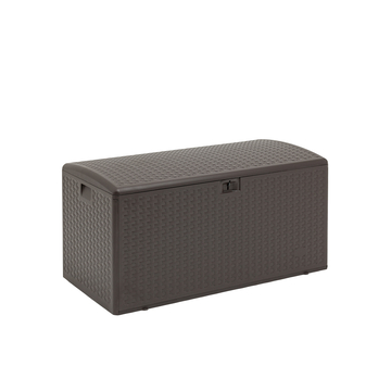 Стол-сундук пластик коричневый 122*60 см 375л