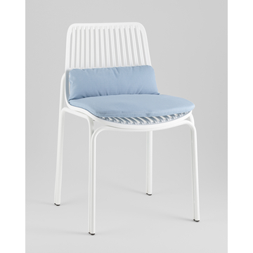Стул Louran с подушкой белый
