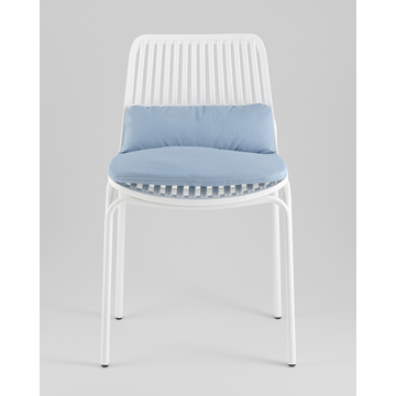 Стул Louran с подушкой белый 2 шт.