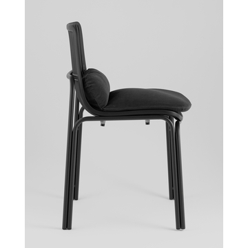 Стул Louran с подушкой чёрный