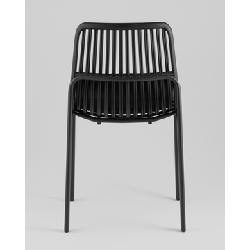 Стул Louran с подушкой чёрный 2 шт.