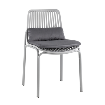 Стул Louran с подушкой серый