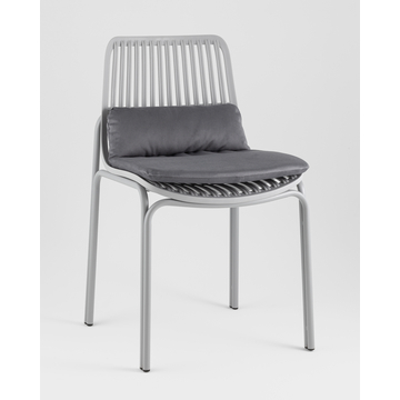 Стул Louran с подушкой серый