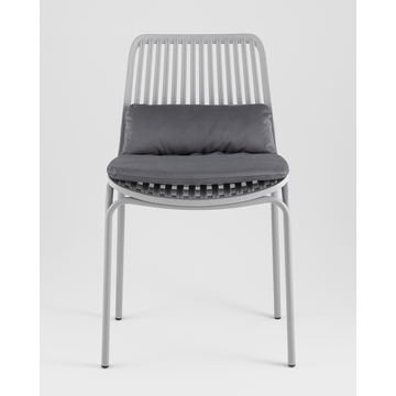 Стул Louran с подушкой серый