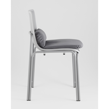 Стул Louran с подушкой серый 2 шт.