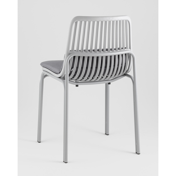 Стул Louran с подушкой серый 2 шт.