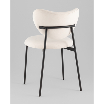 Стул Rina велюр молочный