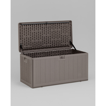 Стол-сундук пластик серый 110*55 см 276л