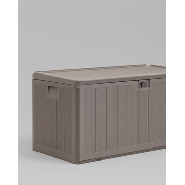 Стол-сундук пластик серый 110*55 см 276л