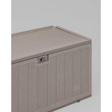 Стол-сундук пластик серый 110*55 см 276л