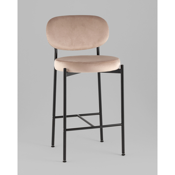 Стул полубарный Бриф VD велюр бежевый 2 шт.