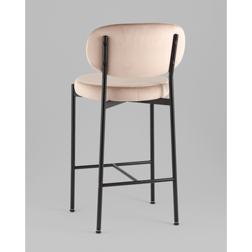 Стул полубарный Бриф VD велюр бежевый 2 шт.