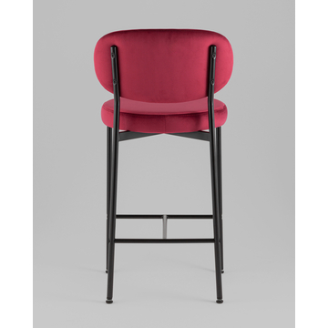 Стул полубарный Бриф VD велюр винный 2 шт.