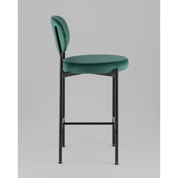 Стул полубарный Бриф VD велюр зеленый